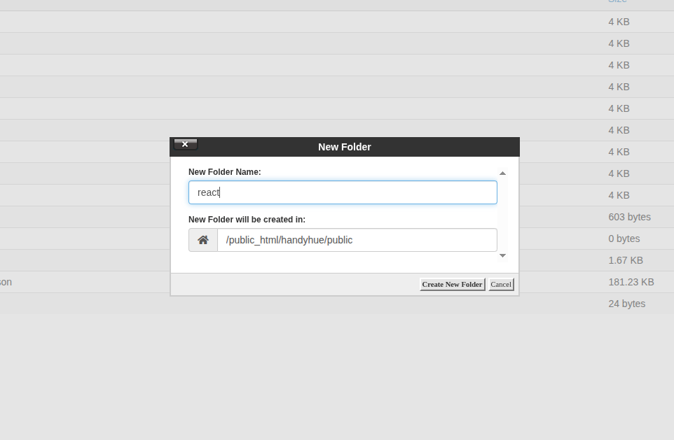 Create React Build